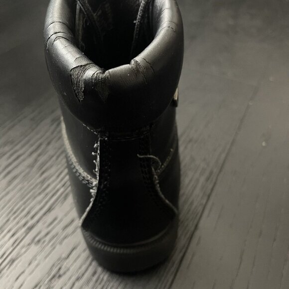 Safe T Step, Slip Resistant, Trifecta Black Boots Men Size 9